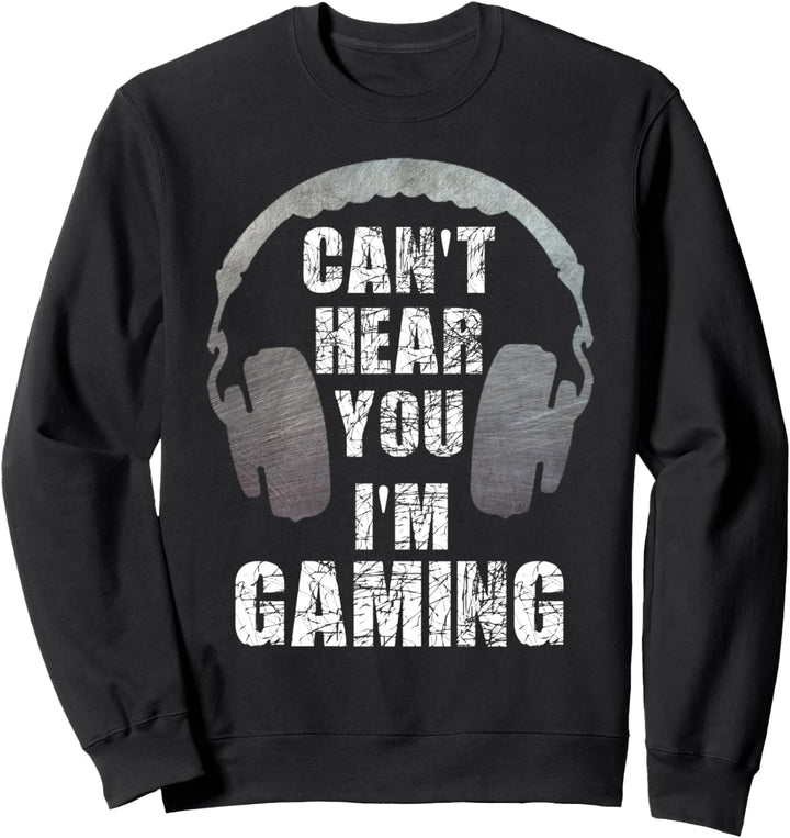 Lustiger Gamer Zocker Spruch Jungs Jungen Teenager Sweatshirt