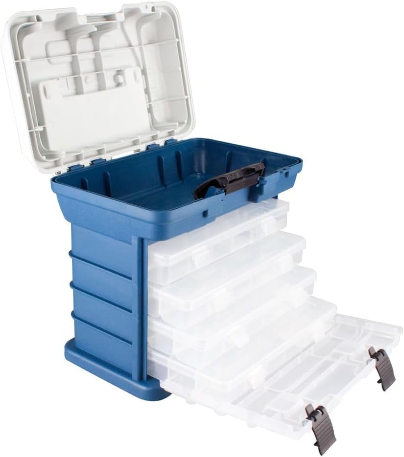 Gerätebox 1164 Angelkoffer – Robustes Boxen-System aus schlagfestem Kunststoff mit grossem Hauptfach