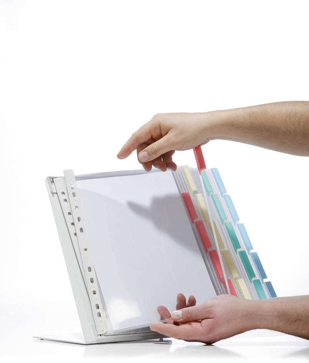 Durable Sichttafelständer Function Table für 20 Sichttafeln A4, 1 Stück, grau, 568410 Tisch 20 Tafel