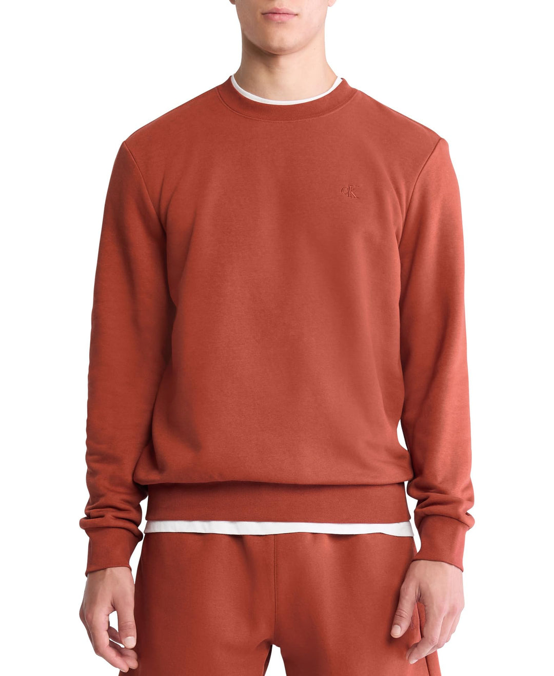 Calvin Klein Herren 2026 Golfpullover Rundhals Weich Leicht Atmungsaktiv S Roasted Russet, S Roasted