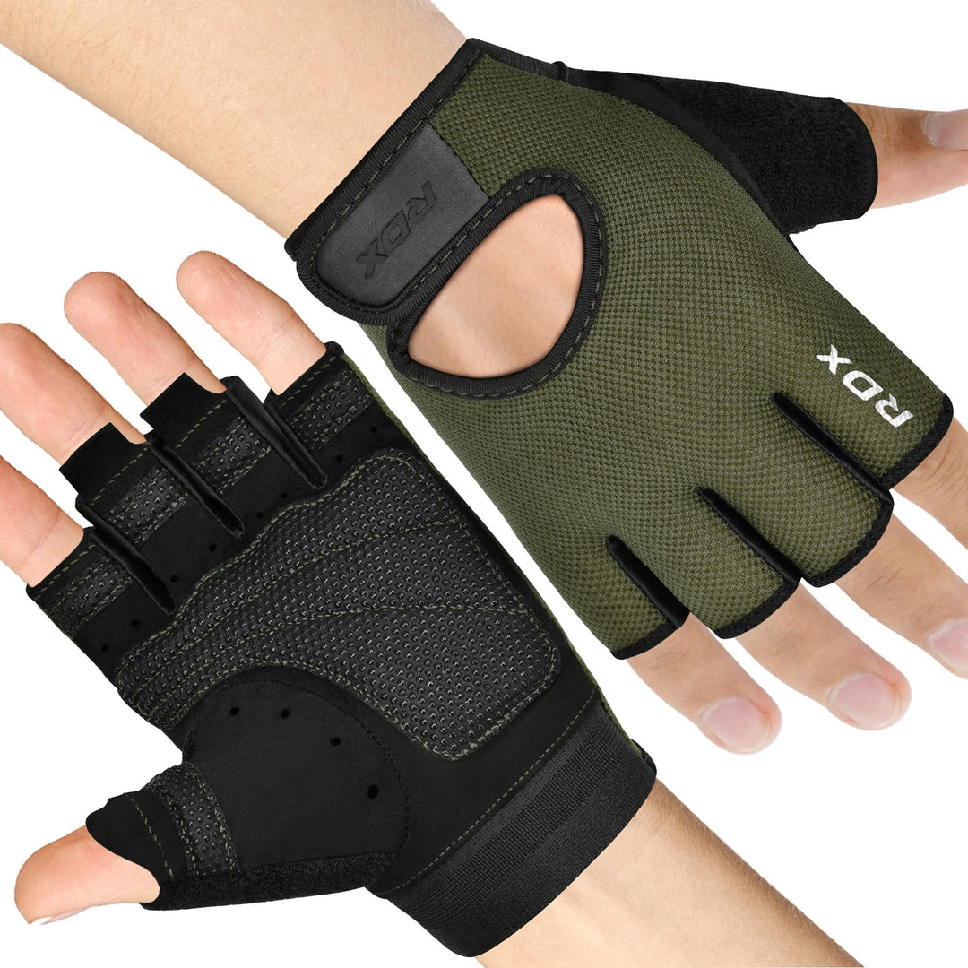 RDX Fitness Handschuhe Herren Damen, Trainingshandschuhe Krafttraining Anti-Rutsch Gewichtheber Hand