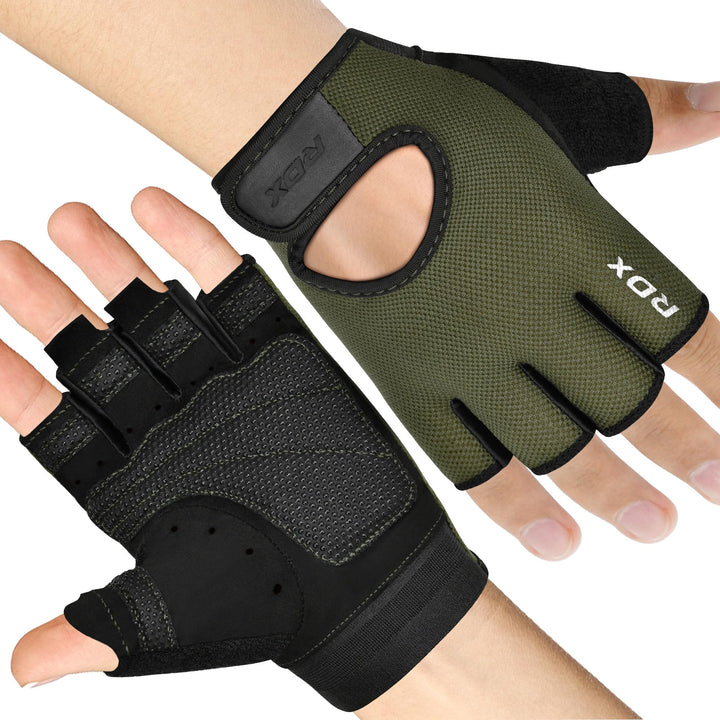 RDX Fitness Handschuhe Herren Damen, Trainingshandschuhe Krafttraining Anti-Rutsch Gewichtheber Hand
