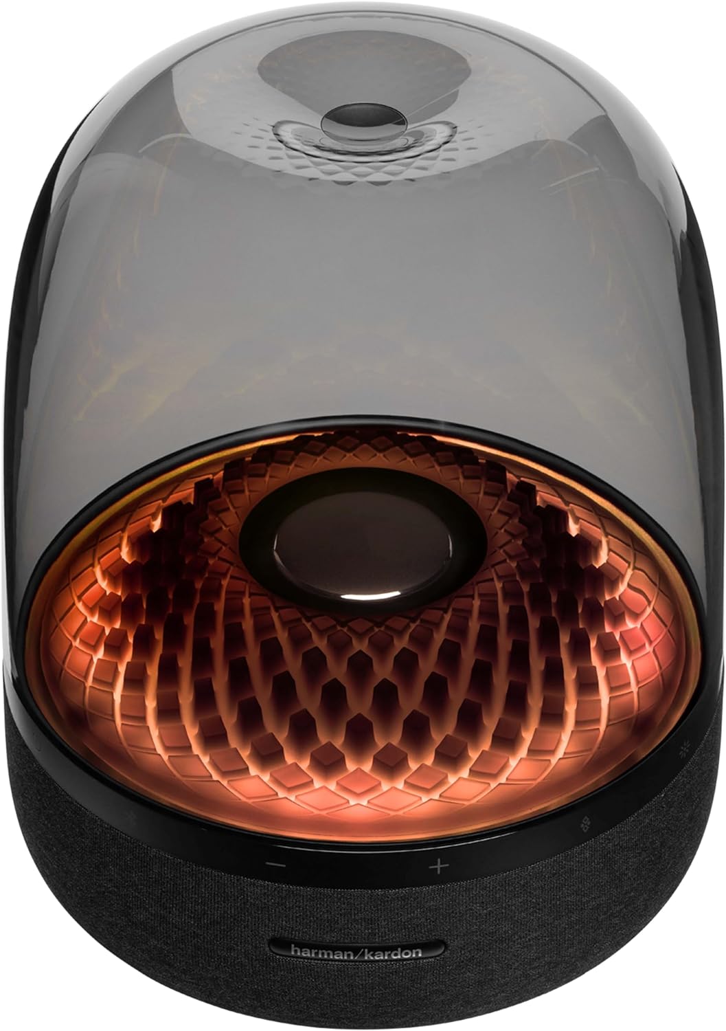 Harman Kardon Aura Bluetooth Box in Schwarz – Tragbarer Bluetooth Lautsprecher mit 360-Grad-Klang