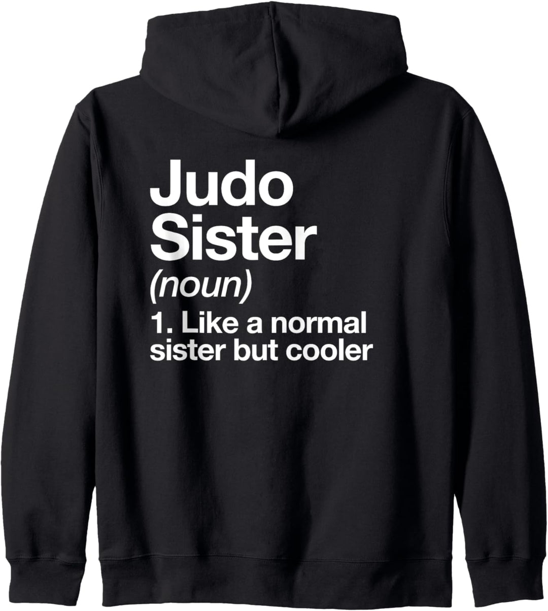 Judo Sister Definition Lustiger Kampfsport Kapuzenjacke