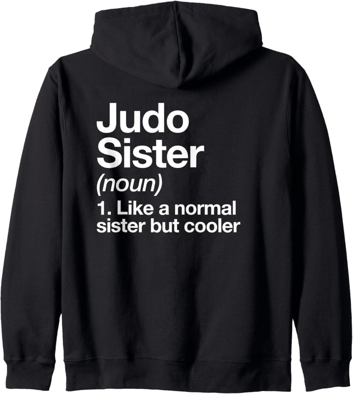 Judo Sister Definition Lustiger Kampfsport Kapuzenjacke