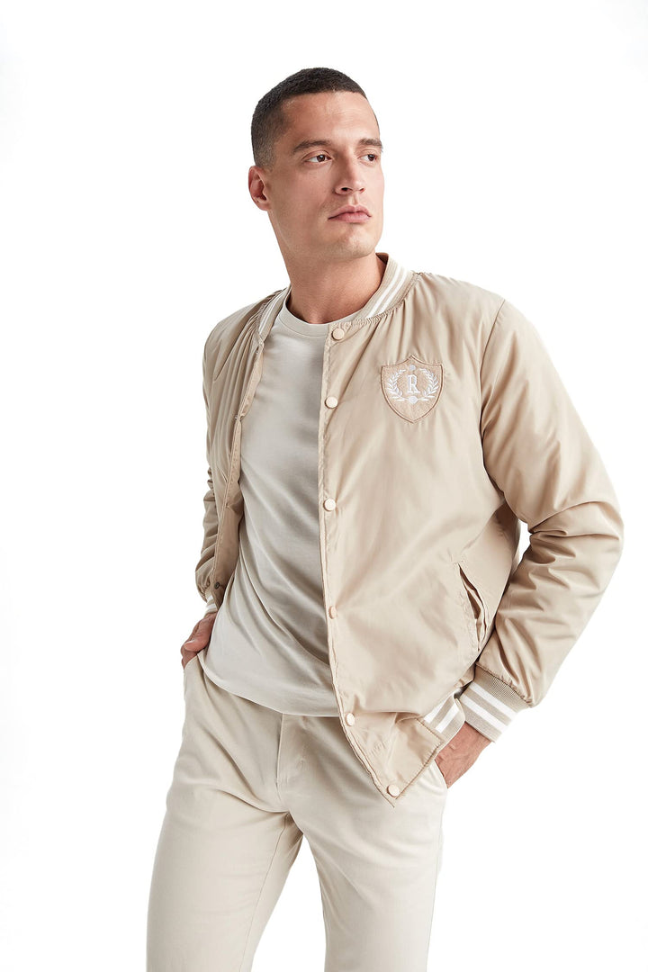 DeFacto Herren Jacket S Stone, S Stone