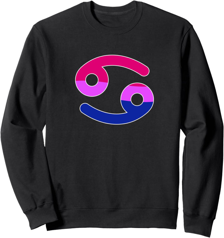 Stolzer Krebs Bisexuelles Horoskop Design Sweatshirt