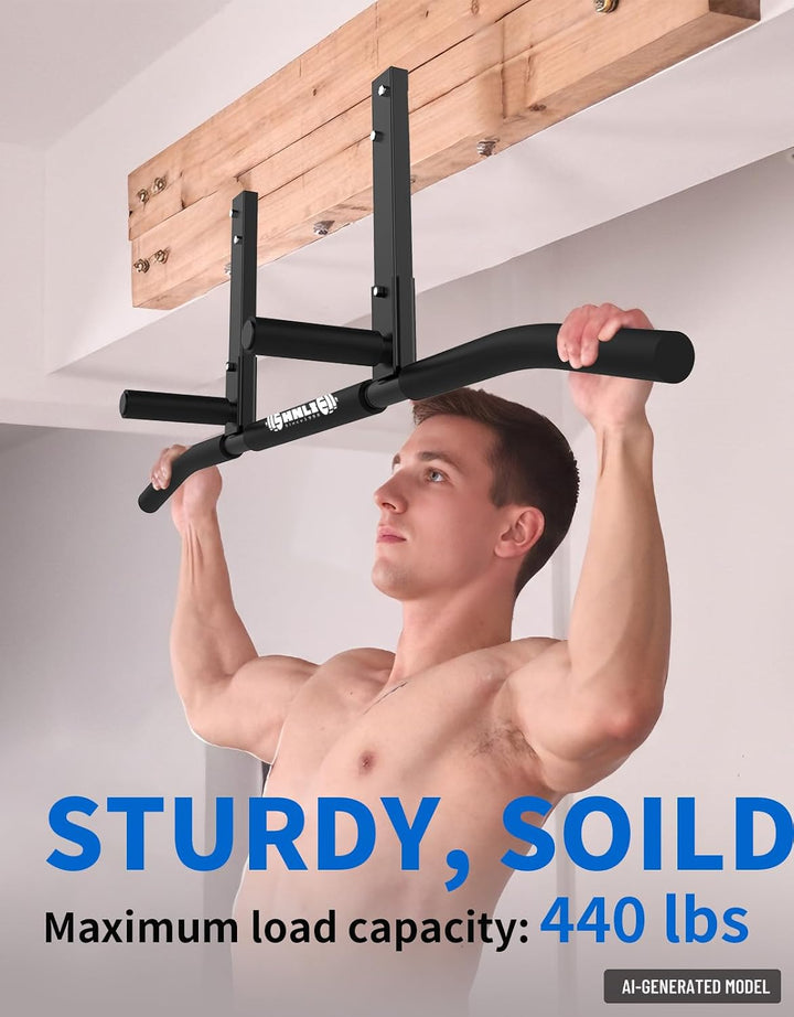 Klimmzugstange, Deckenmontage, Klimmzugstange für Zuhause, Fitnessstudio, Balken, Sparren, einfache