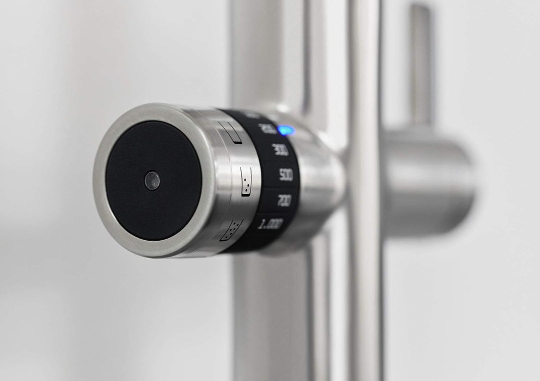 BLANCO drink.soda EVOL-S Pro PVD Steel | Multifunktionales Soda-Wassersystem | Gekühltes Wasser in s