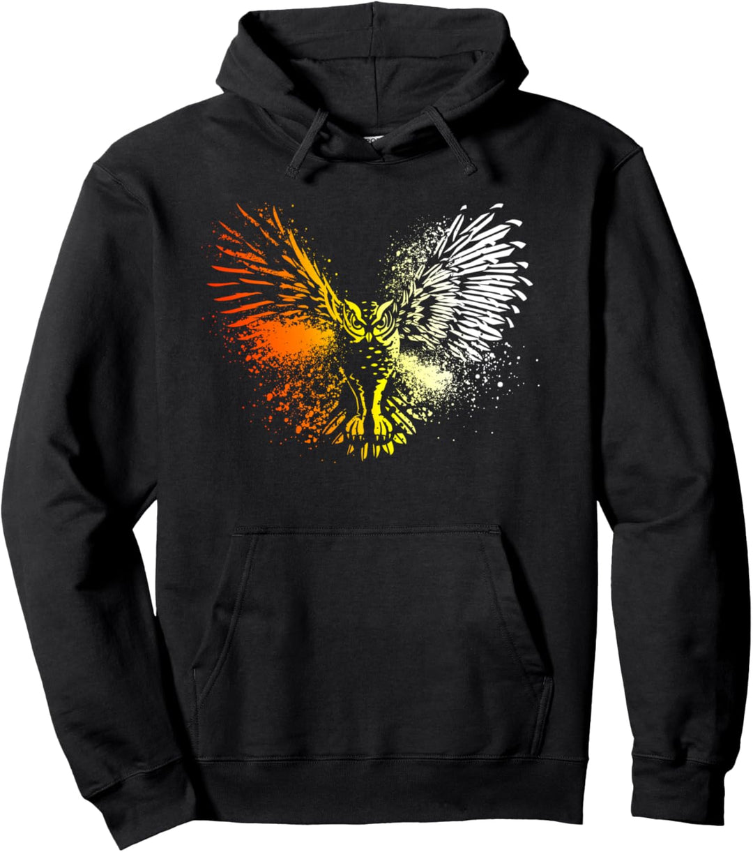 Eule | Weisse Eule | Süsse Eule | Rote Eule | Nachteule Design Pullover Hoodie