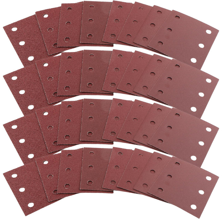 80Stück 115x101mm Schleifpapier Klettscheiben Kit Klettschleifpapier 115x101mm MIX, 115x101mm MIX