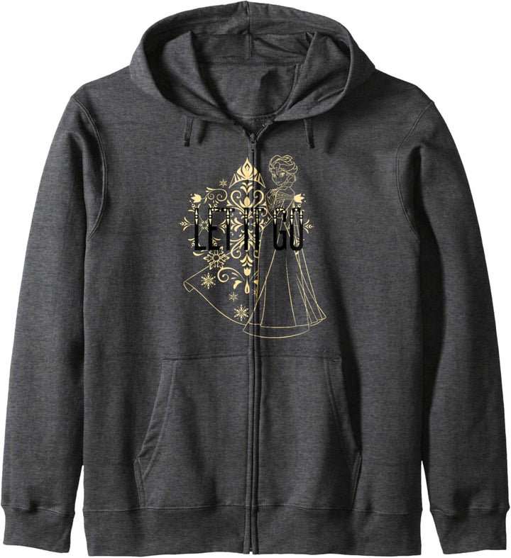 Disney Frozen Elsa Golden Let It Go Golden Kapuzenjacke