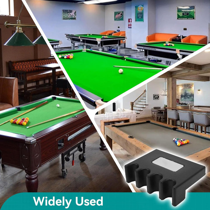 Tragbarer Pool Stick Halter, 4 Queue Ständer Tisch Billard Queue Halter Gummi Mini Stick Halter Für