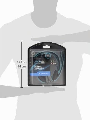 Sennheiser PC 3 Chat Headset – Plug- & Play-Lösung, Noise Cancelling-Mikrofon, schwarz Single, Singl