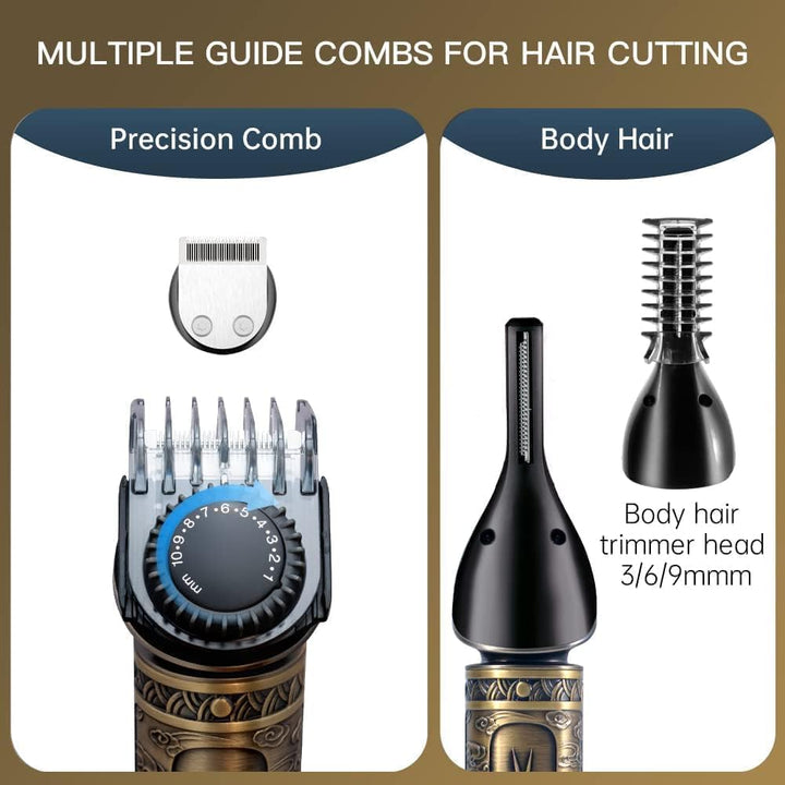Surker Haarschneidemaschine Set Profi Haarschneider Herren Präzisionstrimmer Barttrimmer Bartschneid