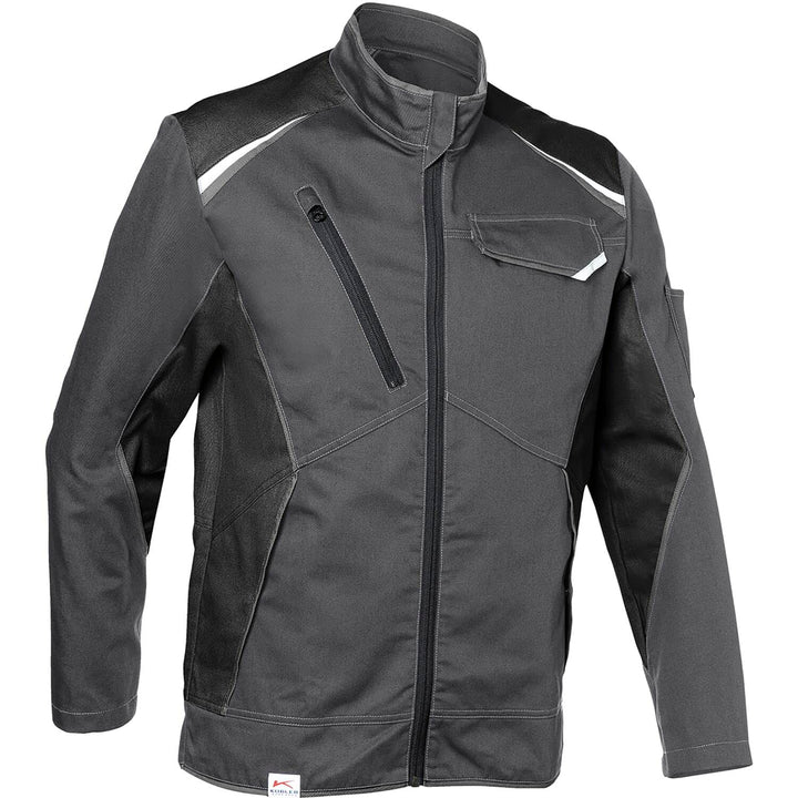 KÜBLER Workwear | KÜBLER ICONIQ Arbeitsjacke | anthrazit/schwarz | Grösse L, L