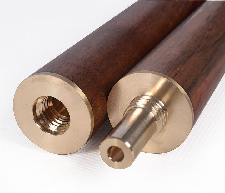 CUESOUL 57 Zoll Walnut 3/4 Stück Snooker Cue-18 Unzen D302 ohne Queue-Tasche, D302 ohne Queue-Tasche