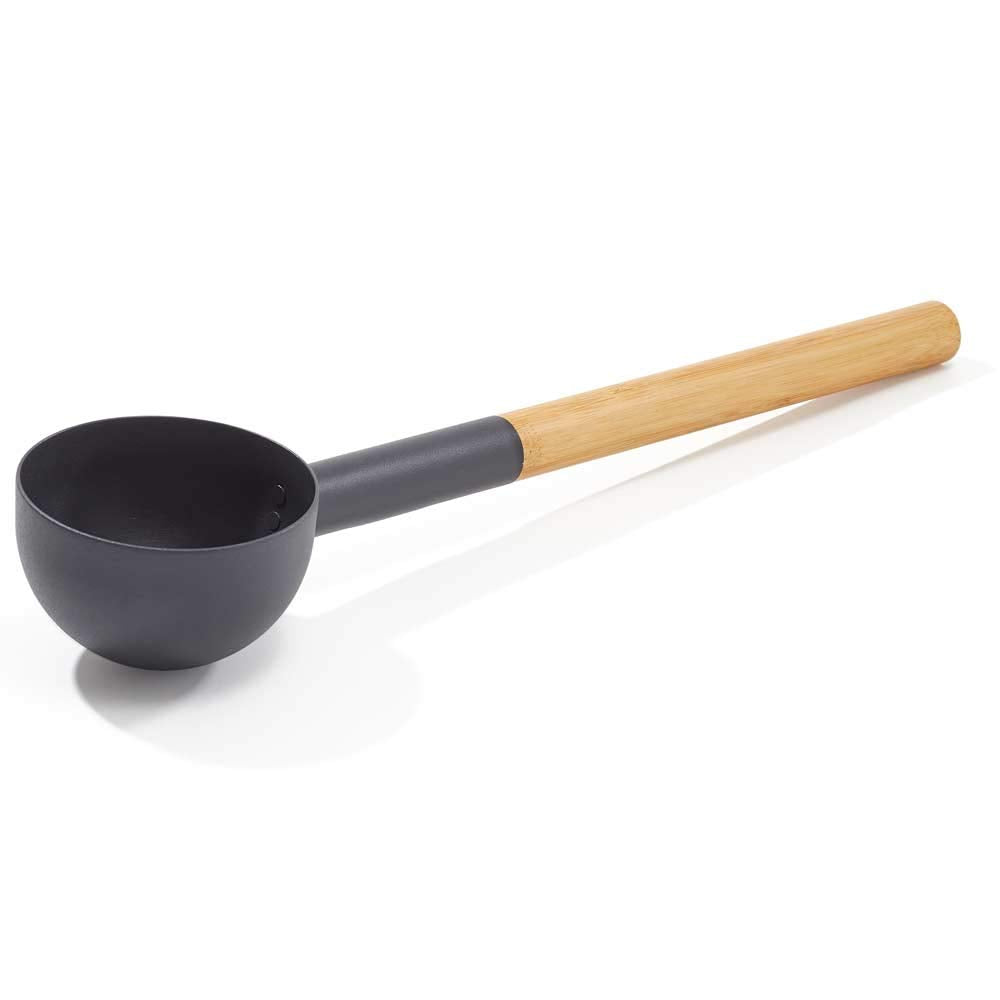 KOLO Sauna Kelle 2 Saunakelle Schwarz mit Bambus Griff Kelle 2 Schwarz mit Bambus, Farbe: Kelle 2 Sc