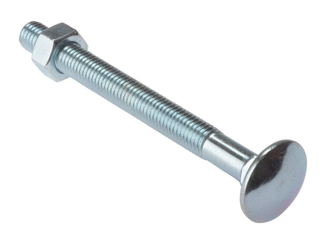 Forgefix cxxxxxm Schlossschraube und Mutter, verzinkt, CB1065M M10 x 65 mm, M10 x 65 mm