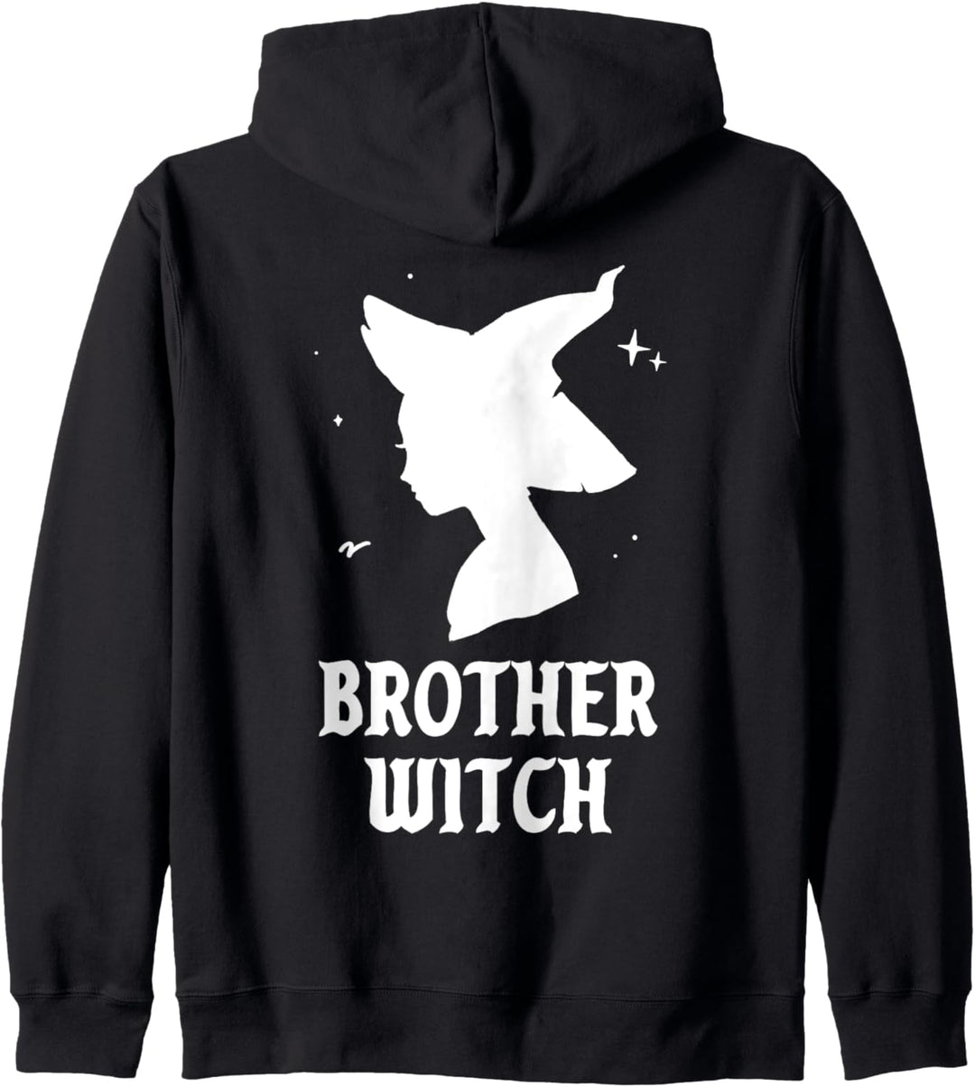Bruder Hexe Spooky Gotik Matching Group Halloween Kostüm Kapuzenjacke