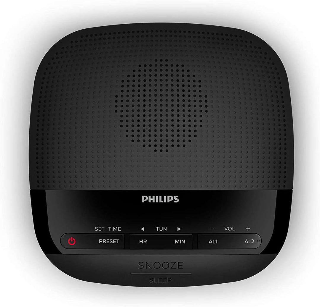Philips Audio Radiowecker UKW Radio (Doppelter Alarm, Sleep Timer, Kompaktes Design) - TAR3205/12