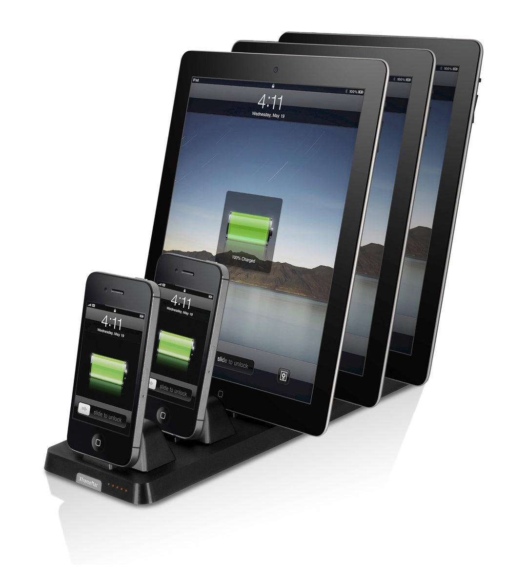 XtremeMac IPU-IX5-13 InCharge Home X5 Dockingstation für bis zu 5 iPhone bzw. iPad (mit Apple Dock C