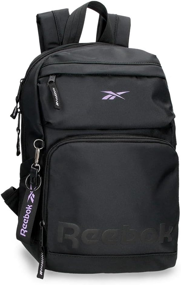 Reebok Linden Laptop-Rucksack Schwarz 25x36x10 cm Polyester 9L Mochila para Portátil Schwarz, Mochil