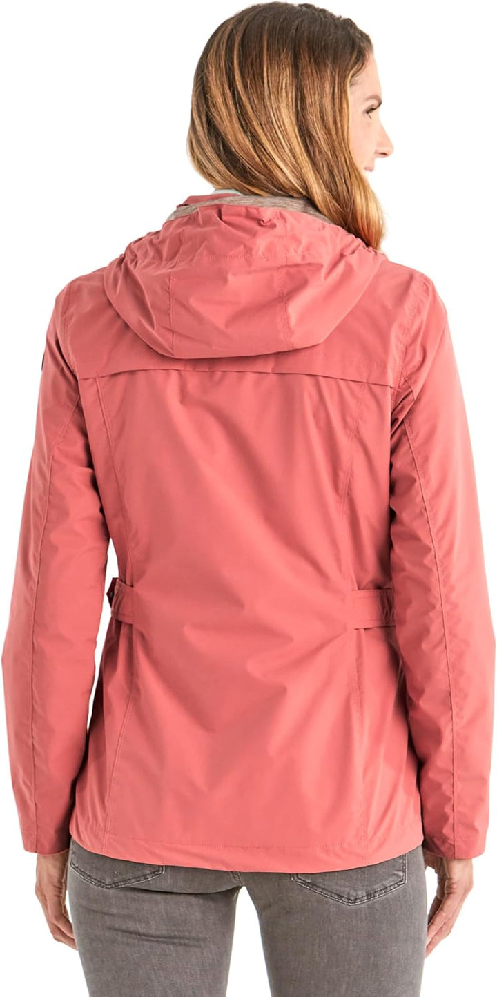 G.I.G.A. DX Damen Jamil Wmn Jckt A Funktionsjacke/Outdoorjacke mit abzippbarer Kapuze, dunkelkoralle