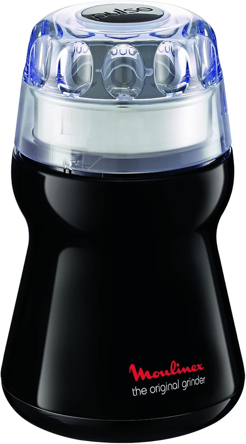 Moulinex ar110830 Universalmühle, für Kaffee/Gewürze/Nüsse, Schwarz, für alle Arten von