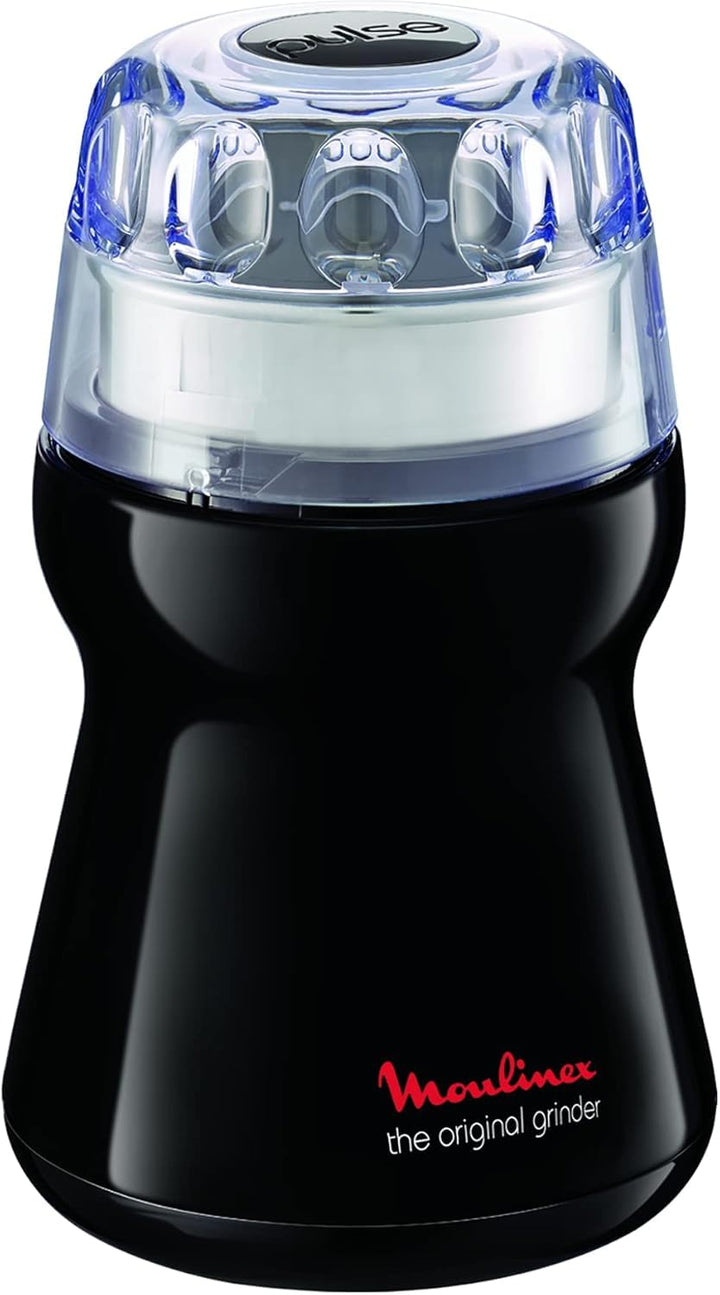 Moulinex ar110830 Universalmühle, für Kaffee/Gewürze/Nüsse, Schwarz, für alle Arten von