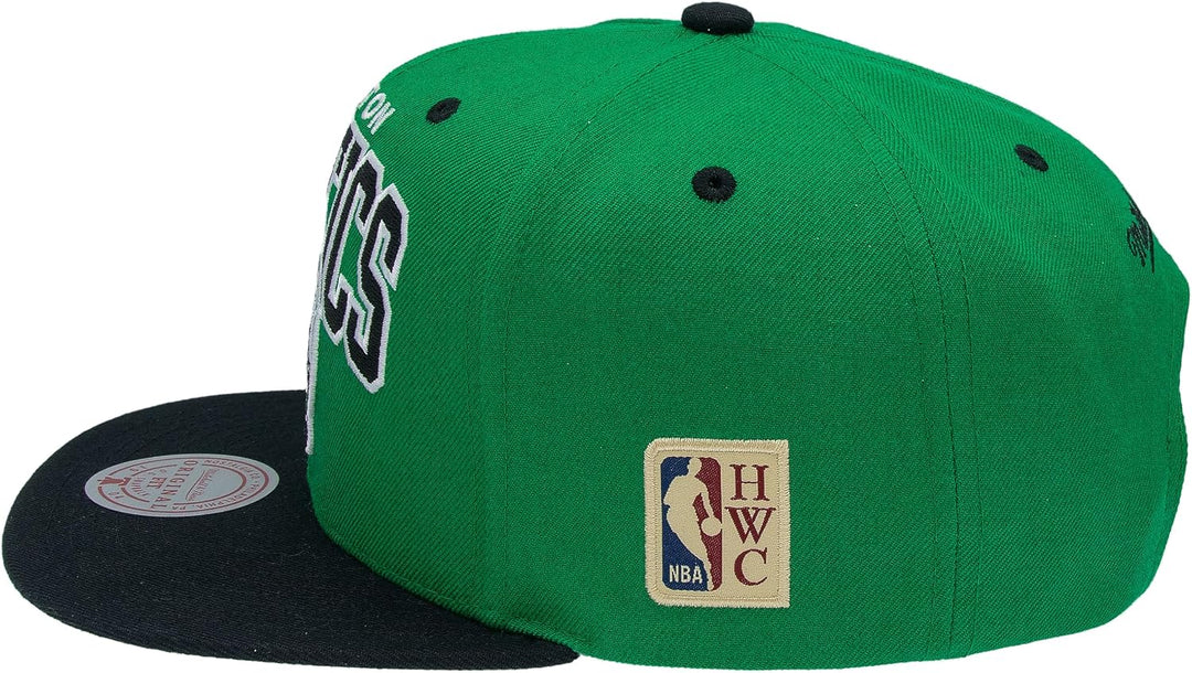 Mitchell & Ness Team Arch Basecap mit Snapback Verschluss - NBA/Hardwood Classics Einheitsgrösse Bos