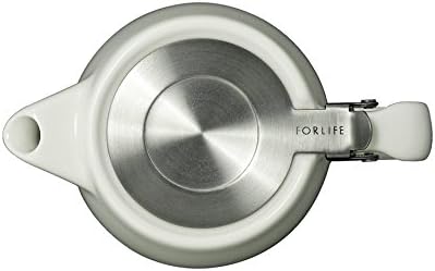 Forlife Porzellan Teekanne "Stump", weiss, 0.5L, Weiss