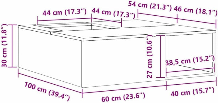 vidaXL rustikale Holzfeuerstelle aus verwittertem Stahl für Garten und Patio | Hitzebeständig und ro