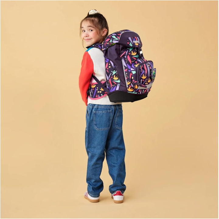 ergobag Unisex Kinder Prime prime Einheitsgrösse Junglebear - Lila, Einheitsgrösse Junglebear - Lila