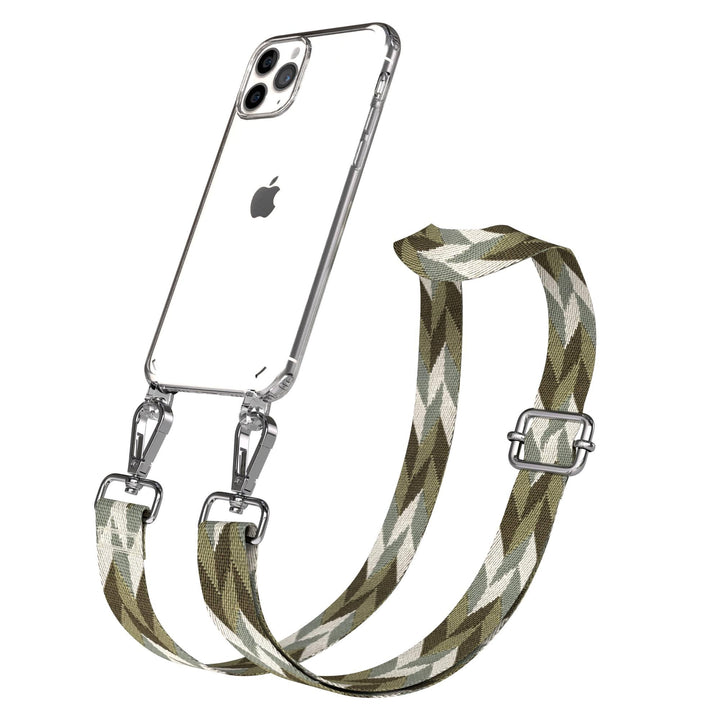 EAZY CASE Handykette - Verstellbares Taschenband kompatibel mit iPhone 11 Pro, Schulterriemen, Handy