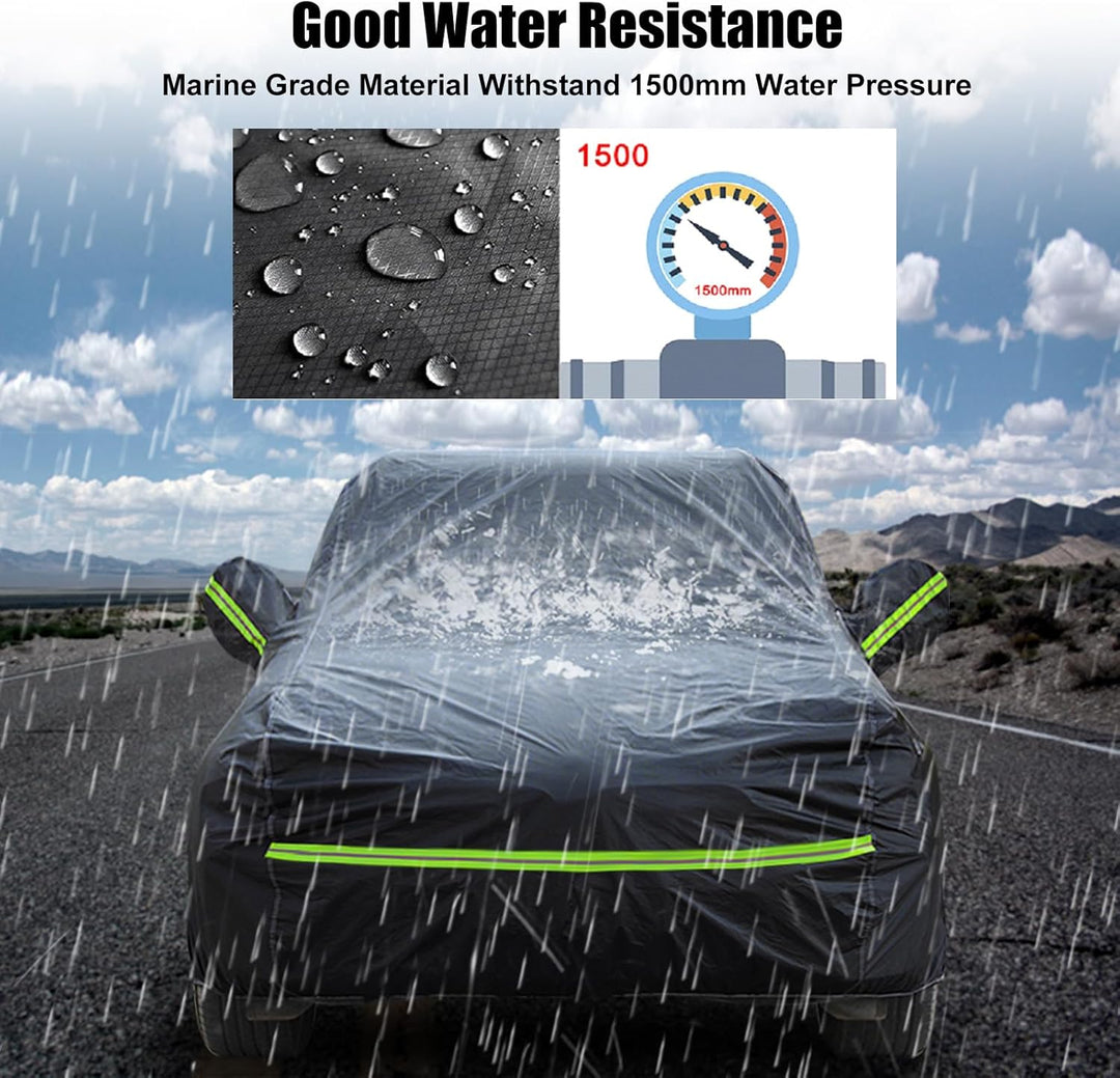 Auto Abdeckun für Ford S-MAX 2006-2023 Oxford Baumwolle Wasserdicht für Regen Sonne Staub Schutz Aut