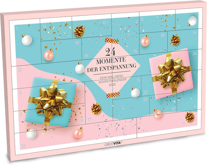 Beauty Adventskalender - Wellness Edition 2023 - Neuer Inhalt | 24 hochwertige Kosmetik Überraschung