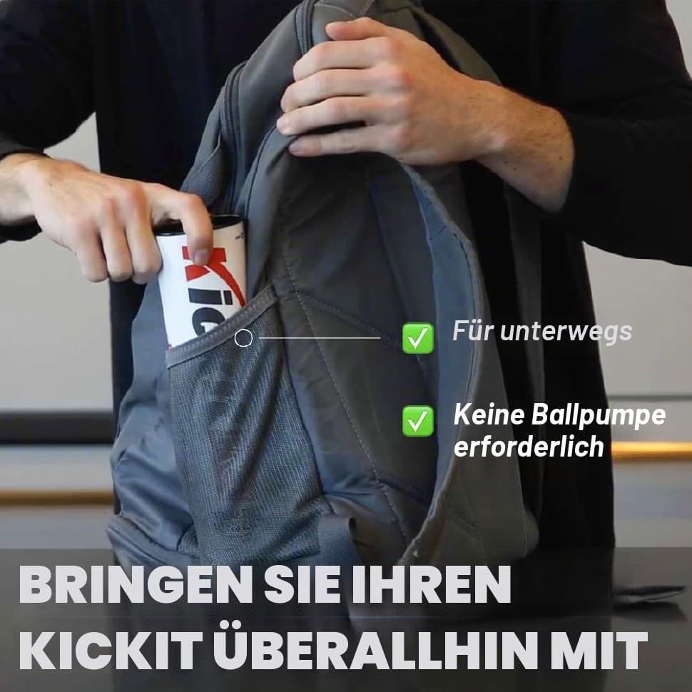 Kickit Der originale Birdie-Fussballtrainer, zum Spielen im Freien, drinnen oder im Hinterhof, am St