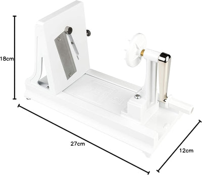 Benriner BN-7W-1 Gemüsehobel Spiralschneider, ABS-Kunststoff, Weiss, 27 x 12 x 18cm