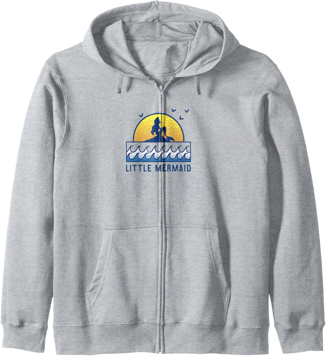 Disney The Little Mermaid Ariel Sunset Sketch Silhouette Kapuzenjacke