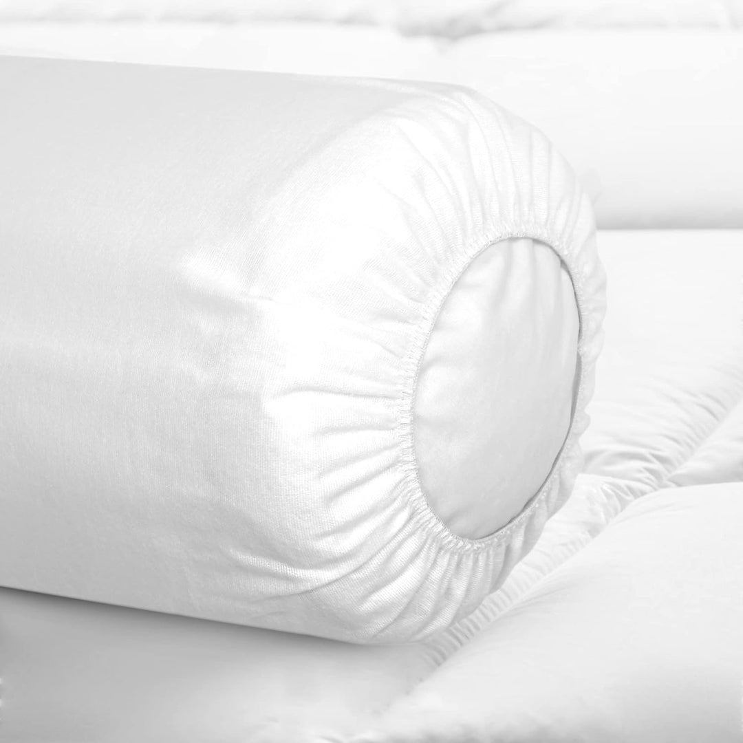 Schutzbezug für Nackenrolle wasserdicht Arnaud – Weiss – 180 cm