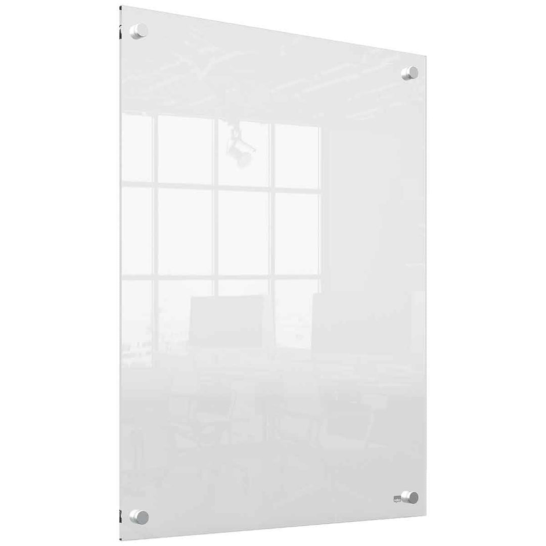 Nobo Mini-Whiteboard für die Wandmontage, Modernes Memo-Board, Trocken Abwischbares Acrylglas, Rahme