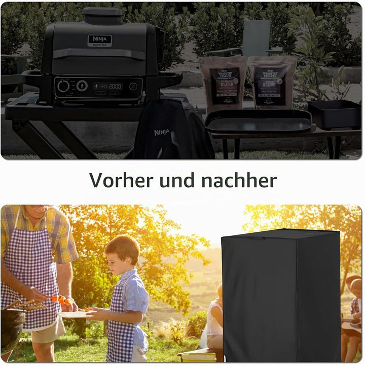 Grillabdeckung, Abdeckung für Grill, Wetterbeständige BBQ Grillabdeckung Grillzubehör, 210D Oxford-S