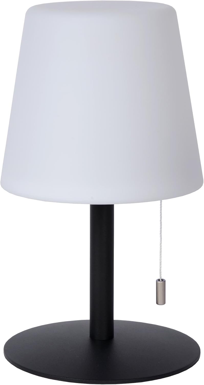 LUCIDE RIO - wiederaufladbare Tischlampe Innen/Aussen - Akku/Batterie - Ø 15,5 cm - LED Dim. - 1x1,8