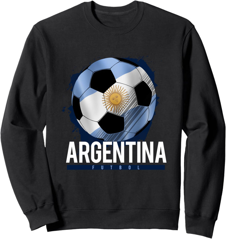 Trendy Argentina Futbol Poster Sweatshirt