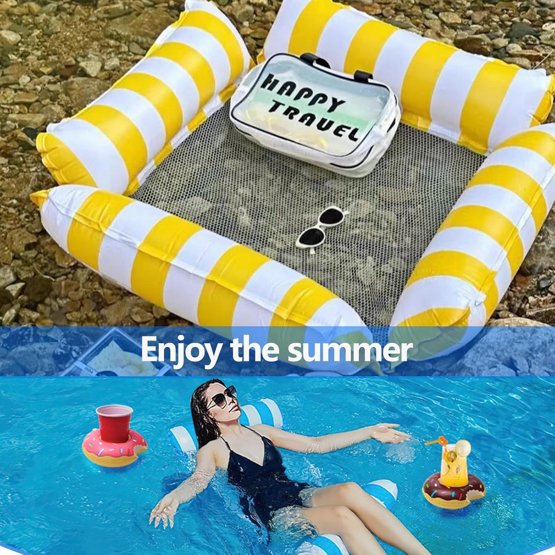 Luftmatratze Pool Aufblasbare Wasserhängematte Pool Aufblasbar Wasser Hängematte 4 In 1 Aufblasbare