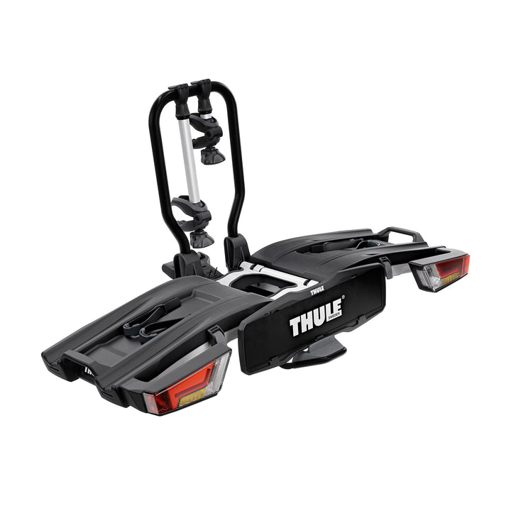Thule EasyFold XT Fahrradträger, Fahrradträger Anhängerkupplung Aluminum/Black, 2 Bikes