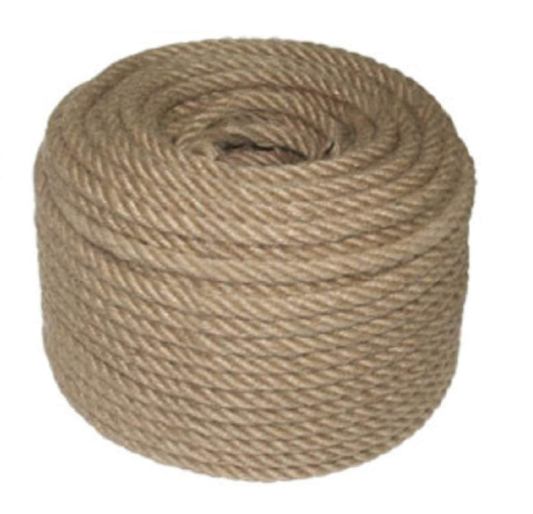 Juteschnur aus natürlicher Jute, 8 mm dick, 50 m lang, für den Garten, zum Basteln, Verpacken und De