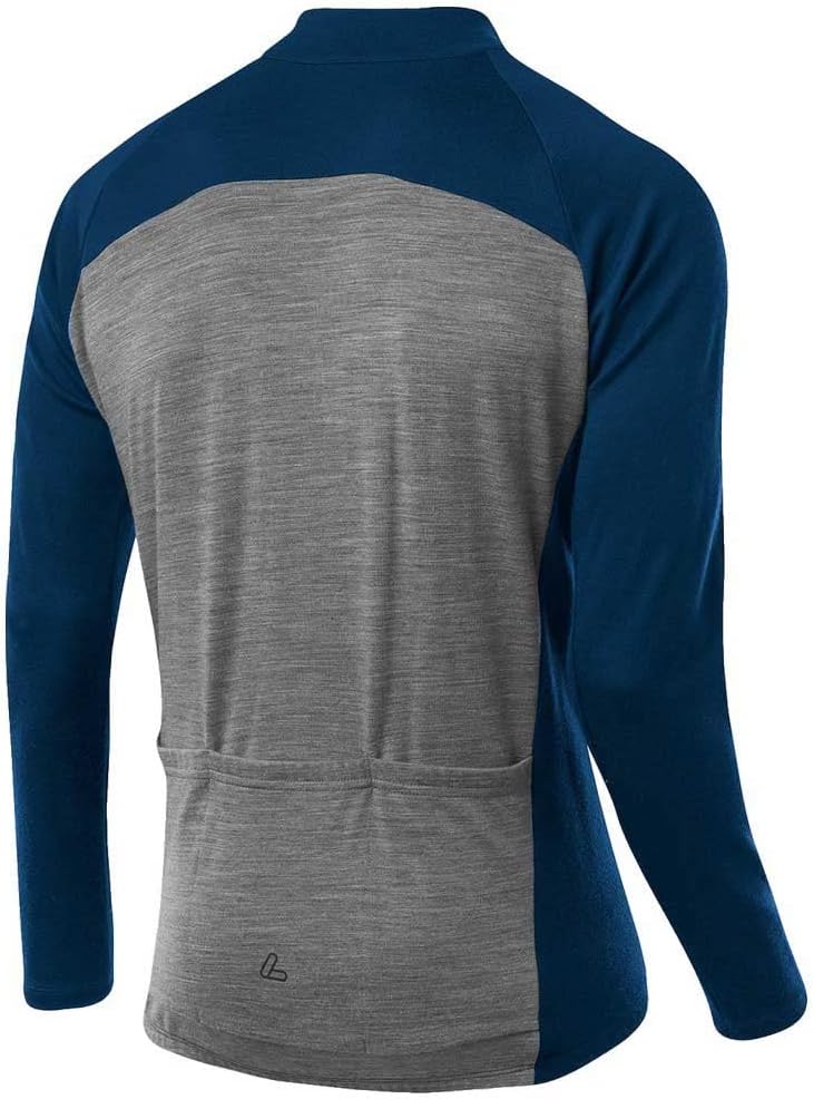 Löffler Pace Wool Langarm Fahrradtrikot Herren blau 2021 Radtrikot langärmlig 50 Blau, 50 Blau