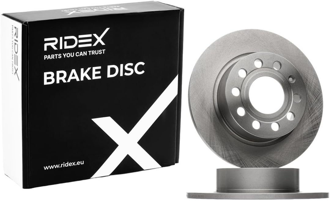 2x RIDEX Bremsscheibe 82B0018 für Golf V Schrägheck (1K1) 253mm 51,6mm 140mm